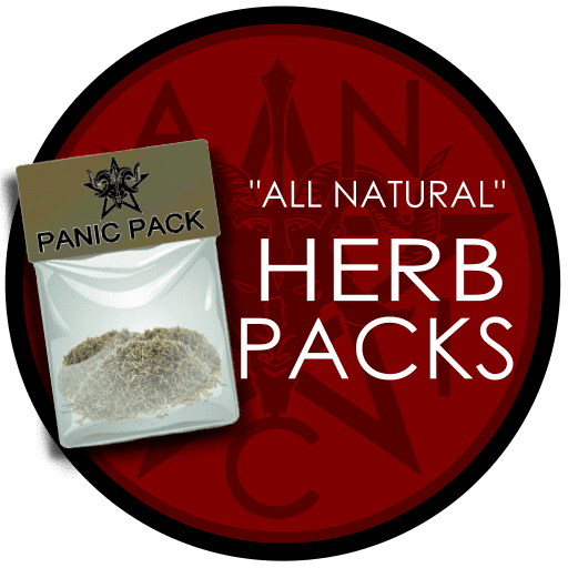 A small bag of natural herbs.